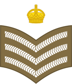 Staff / colour sergeant (UK) UK Staff / colour sergeant
